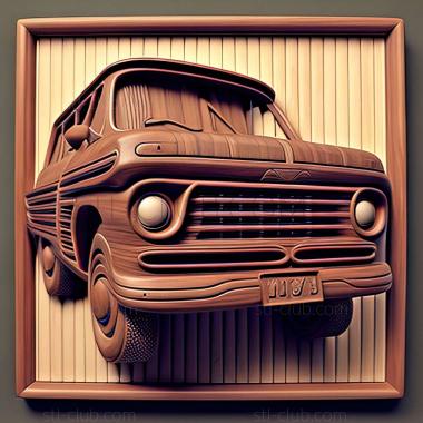 3D model Dodge A100 (STL)